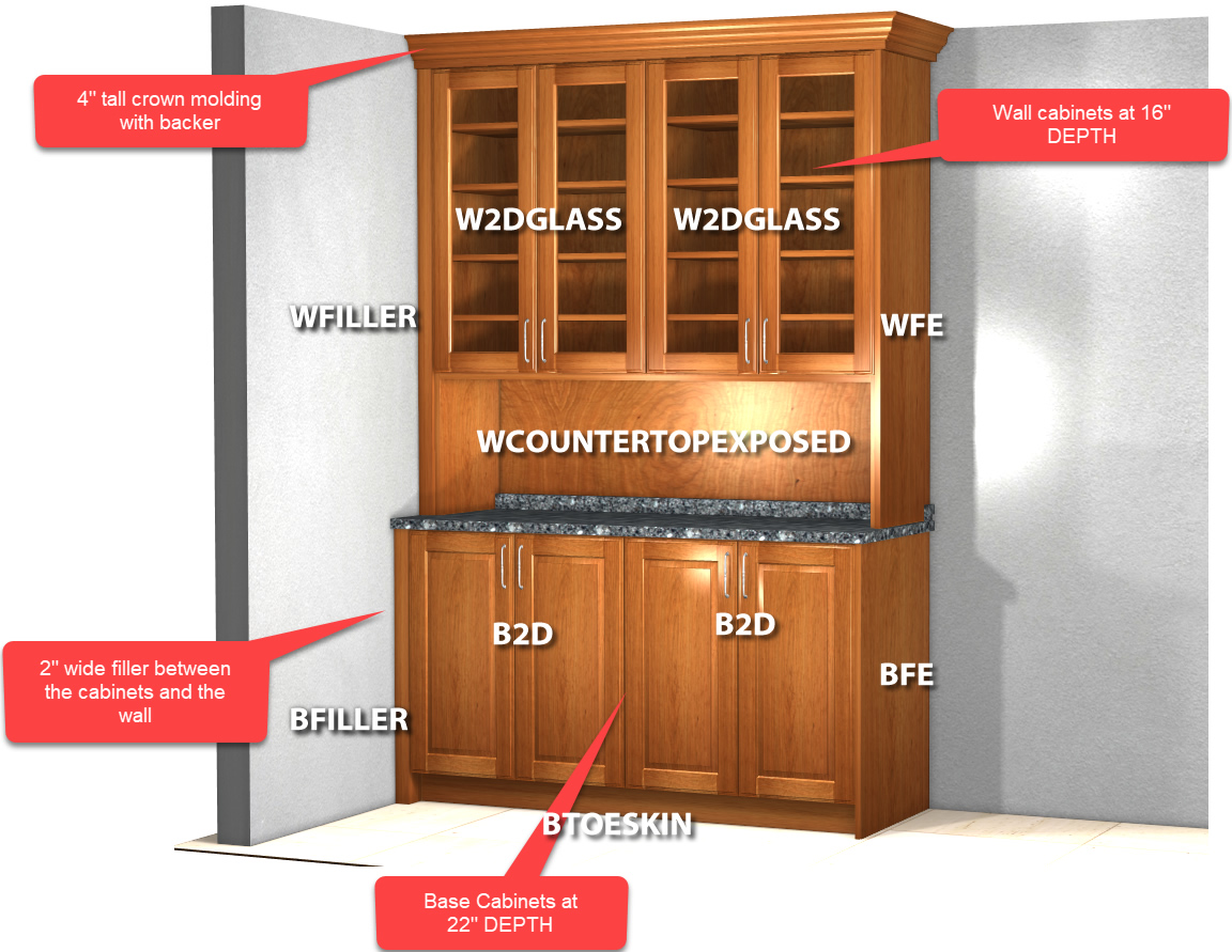 Simple Hutch 2 Cabinet Layout